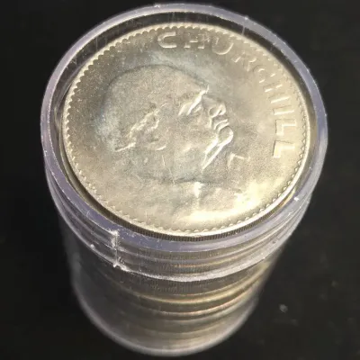 19 1965 Uncirculated Great Britain Crowns with Winston Churchill 