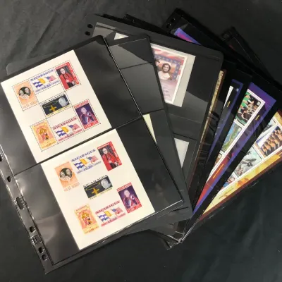 Uncut/New Foreign Collector Stamp Sheets, 7 Total 