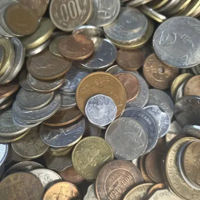 Over 5lbs of Old Foreign Coins