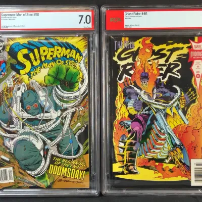 1990s Ghost Rider & Superman Comics PSA Graded