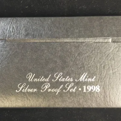 1998 Silver US Mint Proof Set, Original Silver Set
