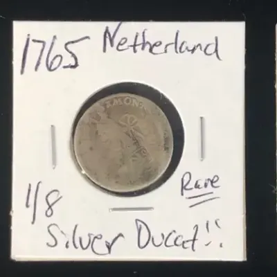 Token & Foreign Coins Including 1 Silver Ducat, 3 Total 