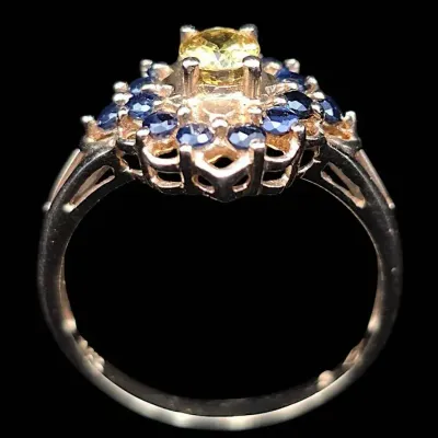 14K Yellow Gold Sapphire Ring NAGL #1108013
