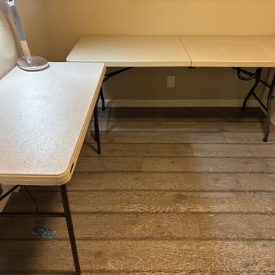 That room got cleared out. Even the boxes under the tables were pulled out. A few are out on other tables, but we have now closed off the...
