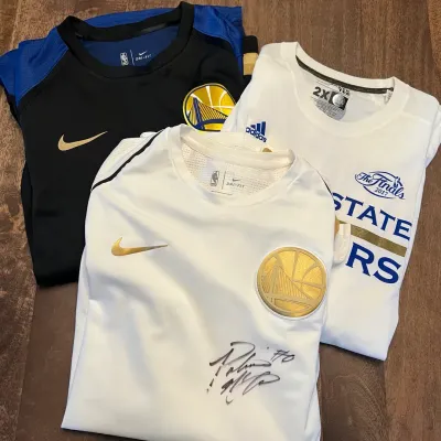 Golden state warriors nba long sleeve shirt lot 3