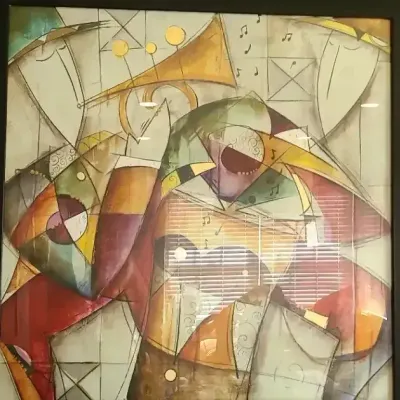 "Jam Session I" Signed by Artist Eric Waugh