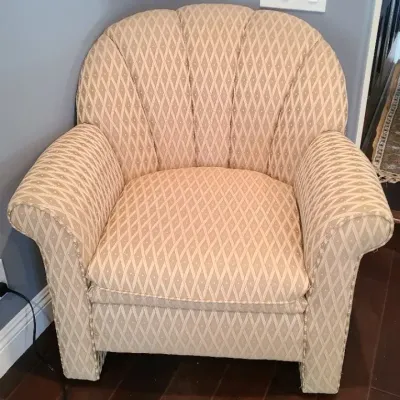 Go Ahead Sit and Stay Awhile! Plush Upholstered Club Chair by Krause's Sofa Factory