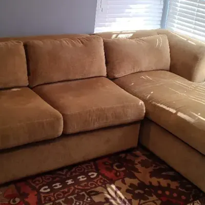 The Best Seat in the House! Golden Sectional With Chaise Lounge By Better Homes & Gardens