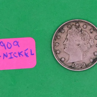 Sale Photo Thumbnail #310: 1909 V Nickel 