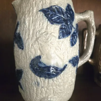 Salt glazed pitcher