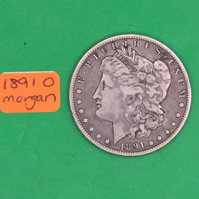 Sale Photo Thumbnail #302: 1891 O Morgan Dollar 