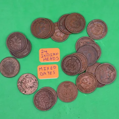 Sale Photo Thumbnail #320: Indian Head Pennies 