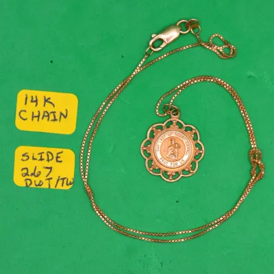Sale Photo Thumbnail #299: 14k Necklace 