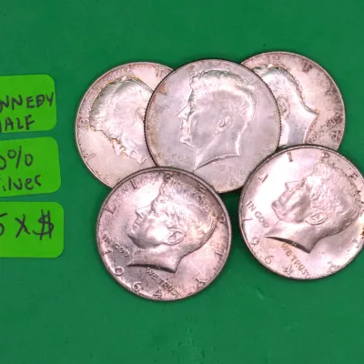 Sale Photo Thumbnail #307: Kennedy Half Dollars