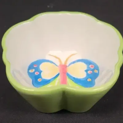 Butterfly Ganz Ceramic Trinket Bowl