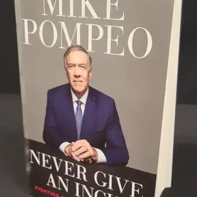 Signed Book "Never Give An Inch" by Mike Pompeo (2 of 2 Available)