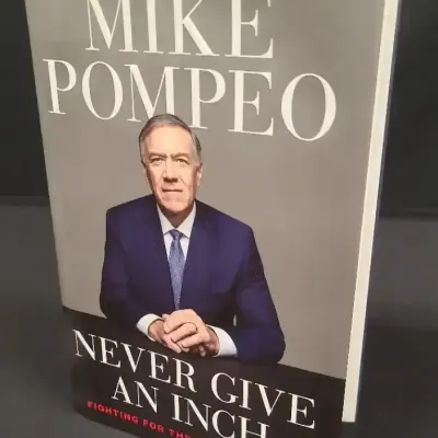Signed Book "Never Give An Inch" by Mike Pompeo (1 of 2 Available)