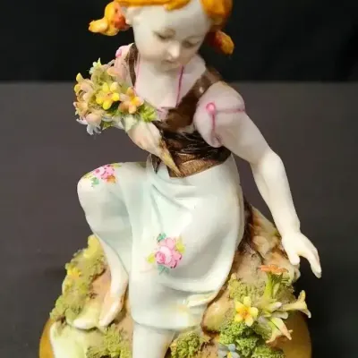 "Spring" Capodimonte Porcelain Figurine 