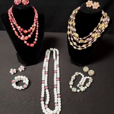 Pleasant Pinks And Other Tasteful Tones - Costume Jewelry Collection 