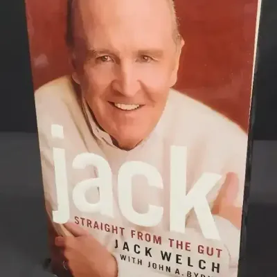 Signed Book "Jack Straight From the Gut" by Jack Welch