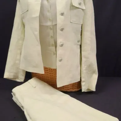 St.John Womens Light Green Pant Suit