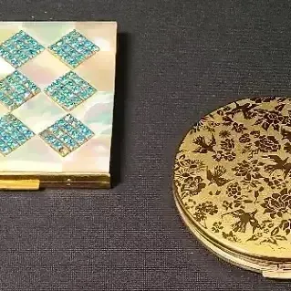 Compact Cuties For Powdered Perfection  - From Elgin American And Nina Ricci