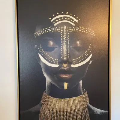 Sale Photo Thumbnail #30: Oliver Gal "Queenly Reign of Gold I" Framed Artwork