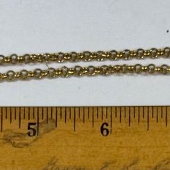 Sale Photo Thumbnail #551: 18” Goldtone chain. Good condition.
