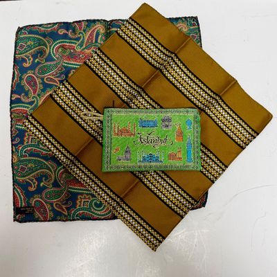 Sale Photo Thumbnail #364: Jjjjji both are approx. 12” x 13”.  One has a tag made in Italy, the other has no tag.