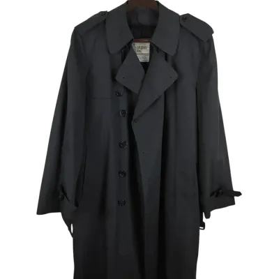 London Fog Men’s Trench Coat with Removable 3M Thinsulate Liner, Size 40 Short