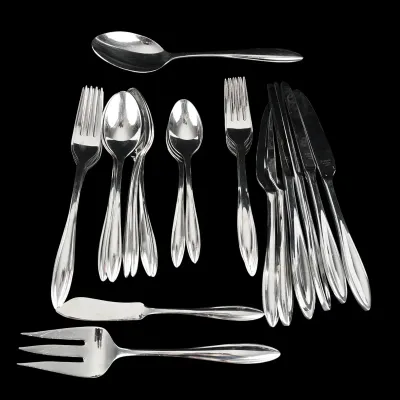 35-Piece Lenox Stainless Steel Flatware & Serving Utensil Set