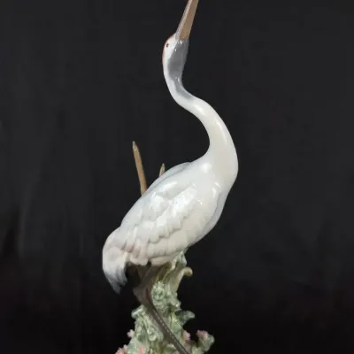 Lladró “Dancing Crane” Retired Porcelain Figurine #01001614