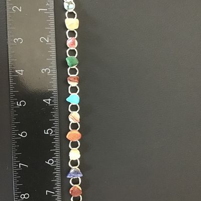 Really cute vintage multicolored gemstone bracelet