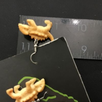 Vintage Old Stock Dinosaurs Earrings