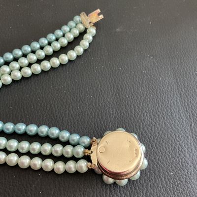 Beautiful Vintage Japan Faux Pearl Bracelet