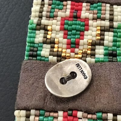 GENUINE Designer Signed Chan Luu. Miyuki Beaded Vintage Hand crafted Signed