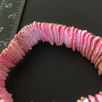 Cute pink Shell stretch bracelet