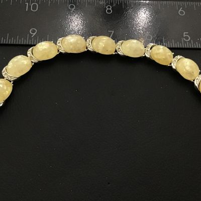1960 Coro signed Excellent Confetti Lucite Glitter Link Bracelet
