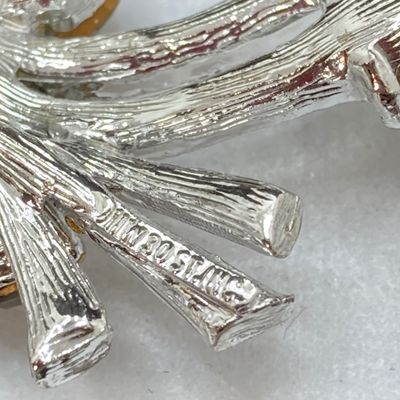 LOT 11: Silver Tone Vintage Brooch / Pin Collection - Dodds 11 West 30th St. Circa 1950's, JJ, Pewter and More