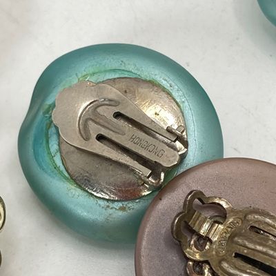 LOT 22: Collection of Vintage Clip-on Earrings - Coro, Napier and More