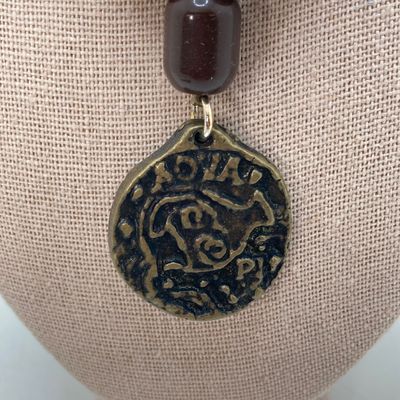 LOT 20: Vintage Religious Collection - Personalized Statue, Rosary Beads, Worry Beads and More