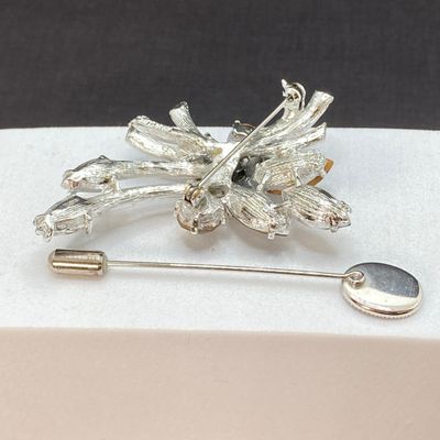 LOT 11: Silver Tone Vintage Brooch / Pin Collection - Dodds 11 West 30th St. Circa 1950's, JJ, Pewter and More