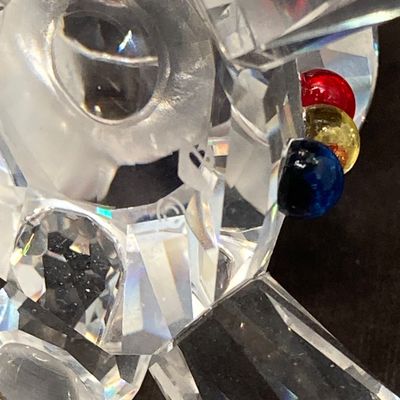 LOT 108: Collection of Swarovski Crystal Small Figurines - Butterfly, Porcupine and Clown