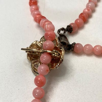 LOT 26: Vintage Faux Pearls, Pink Beaded Jewelry and More