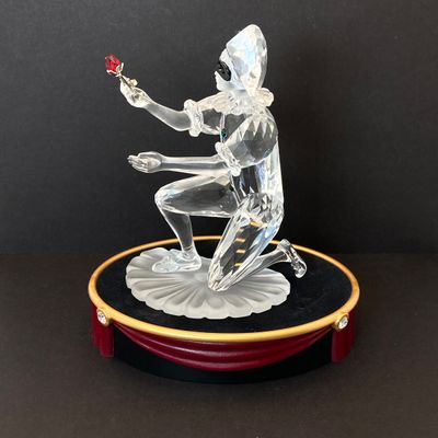 LOT 106: Swarovski Crystal SCS 2001 Annual Edition "Harlequin" Figurine on Stand