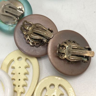 LOT 22: Collection of Vintage Clip-on Earrings - Coro, Napier and More