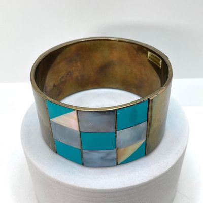 LOT 7: Vintage Braclets - Bangle and Millefiori Glass Bead Styles
