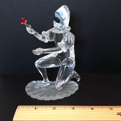 LOT 106: Swarovski Crystal SCS 2001 Annual Edition "Harlequin" Figurine on Stand