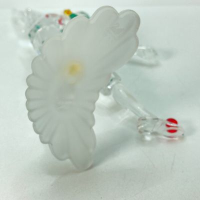 LOT 102: Retired Swarovski Crystal Pierrot Clown Figurine with Base