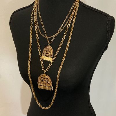 LOT 34: Large Collection of Statement Necklaces - Crown Trifari and More